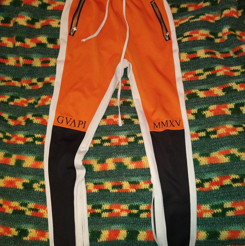 Men's urban Zippered Track Pants